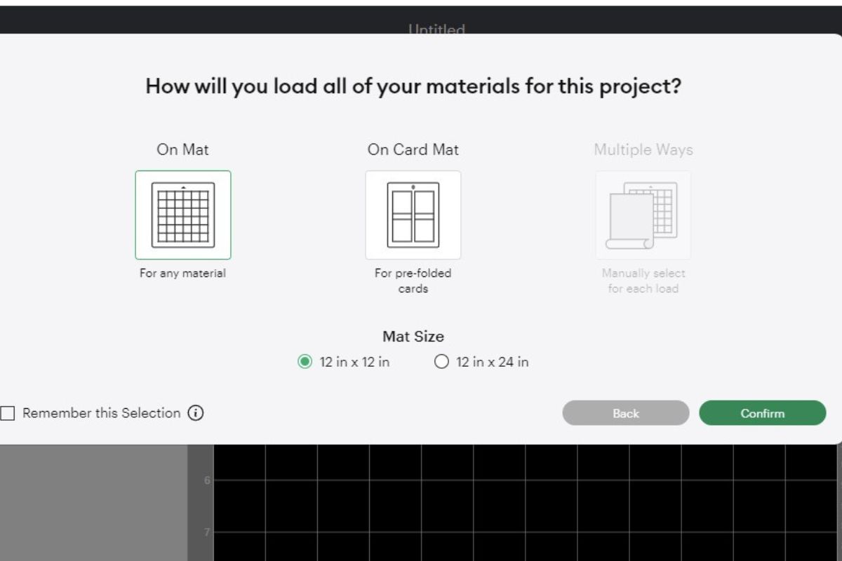 How do I change the mat or material size in Design Space? – Help Center