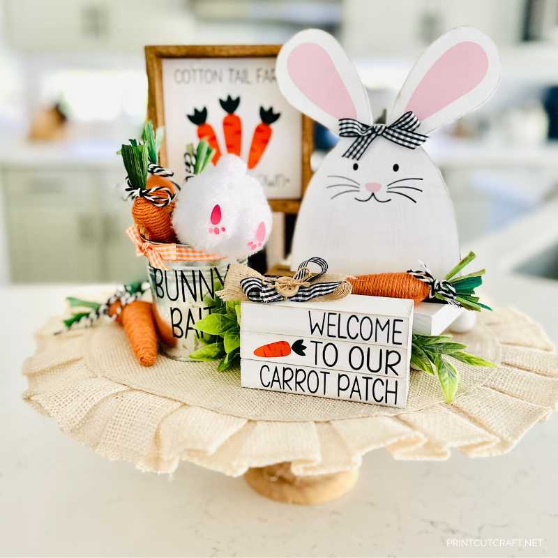 spring bunny tiered tray kit.